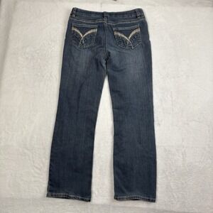Y2K Epic Threads Embroidered Girls Size Jeans Regular Fit Size 14 29" W x 27" L‎